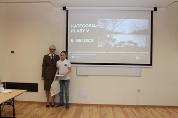 Kornelia Galikowska III miejsce kat. kl. V fot. B. Grabowska