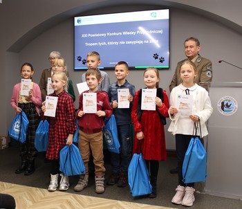 Na pierwszym miejscu uczniowie ze Szkoły Podstawowej w Kłodawie